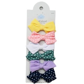 SET DE GANCHOS PARA EL PELO 6 PC