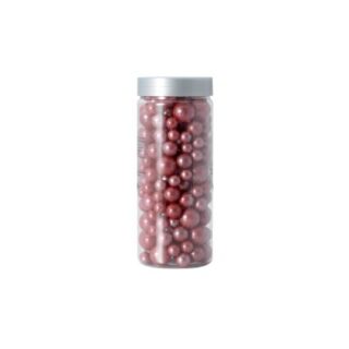 PIEDRAS DECORATIVAS DE VIDRIO COLOR ROJO