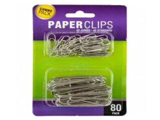 CLIP PARA PAPEL 80 PC 2 TAMAÑOS