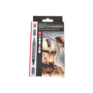 SET DE MARCADORES GRUESOS 6 COLORES