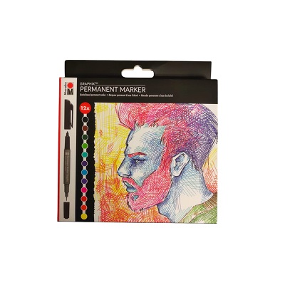 SET DE MARCADORES DE 12 COLORES