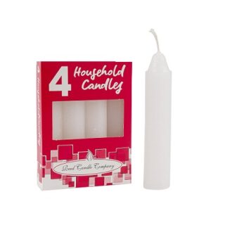 VELAS BLANCAS 4 PC