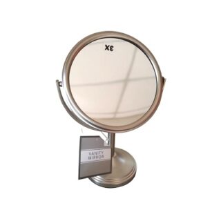 ESPEJO DE MESITA COLOR GRIS 24 CM