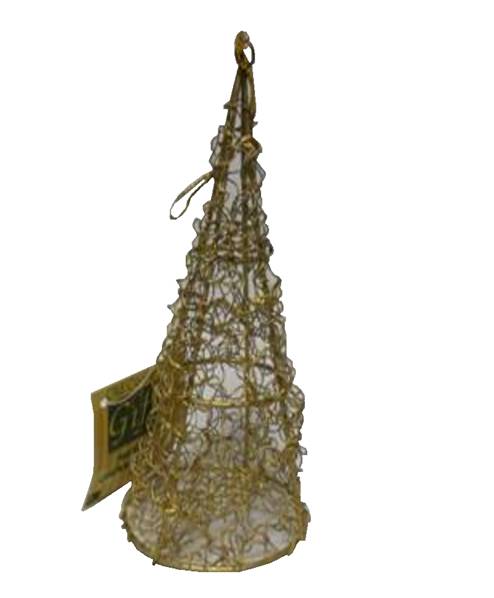 ADORNO METALICO DISEÑO PIRAMIDE PARA COLGAR