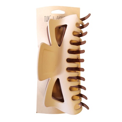 GANCHO PARA EL PELO COLOR CAFE 14 CM