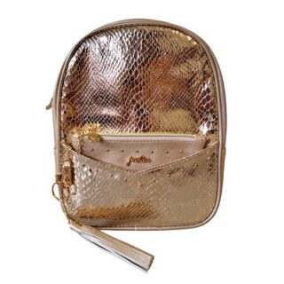 MOCHILA COLOR ORO JUSTICE 25 CM