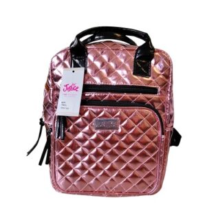 MOCHILA COLOR ROSADA JUSTICE 28 CM