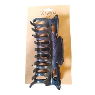 GANCHO PARA PELO COLOR NEGRO 15 CM