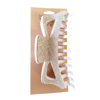 GANCHO PARA PELO COLOR BLANCO 15 CM