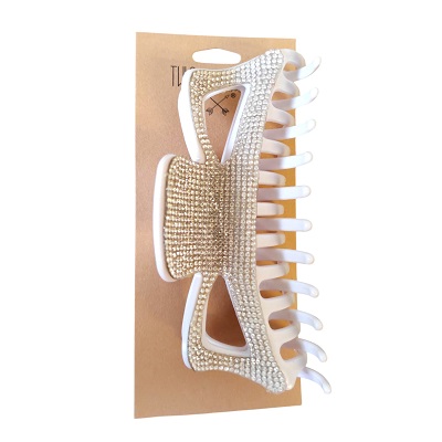 GANCHO PARA PELO COLOR BLANCO 15 CM