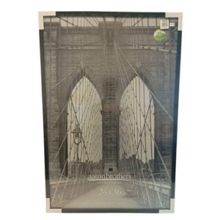 MARCO DECORATIVO CON MARCO NEGRO 60 X 91 CM