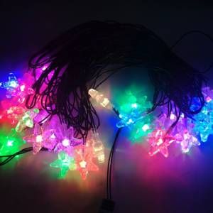 Luces navideñas de colores 14 metros