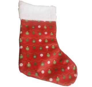 BOTA NAVIDEÑA 38 CM DECORATIVA