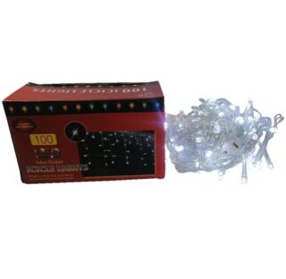 SET DE LUCES 100 LED NAVIDEÑAS 2 mts LLUVIA BLANCAS