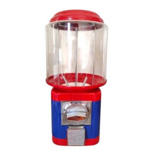 DISPENSADOR CHICLE AZUL BASE DE METAL SIN PEDESTAL