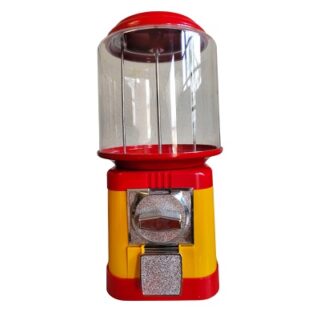 DISPENSADOR CHICLE AMARILLO/ROJO BASE METAL