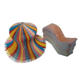 PAQUETE DE SOMBREROS DE PAPEL 10 PC