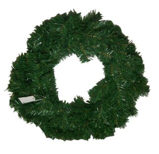 CORONA NAVIDEÑA VERDE 50 CM
