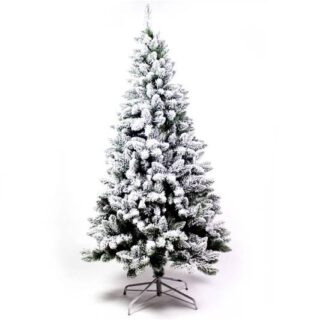 ARBOL NAVIDEÑO NEVADO 210 CM PINO AGUJA