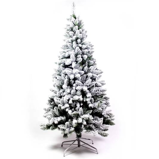 ARBOL NAVIDEÑO NEVADO 210 CM PINO AGUJA