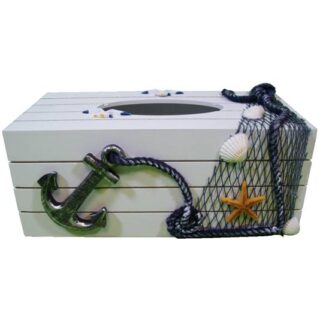CAJA PARA PAÑUELOS DE PAPEL GAVIOTA Y ANCLA