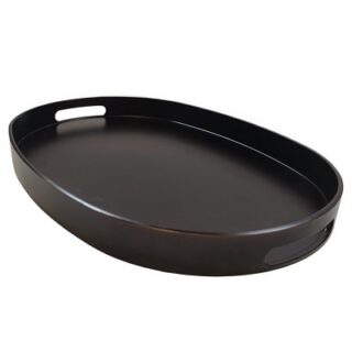 BANDEJA DECORATIVA OVALADA CORINTO 39 X 27 X 3