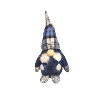 MUÑECO DE PAPA NOEL AZUL 20 CM