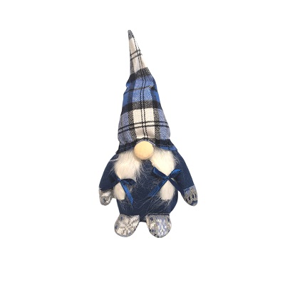 MUÑECO DE PAPA NOEL AZUL 20 CM