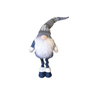 MUÑECO DE PAPA NOEL AZUL 53 CM