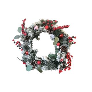 CORONA NAVIDEÑA 30 CM