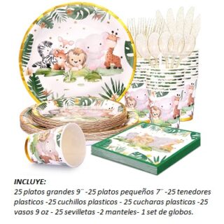 PARTY BOX DESECHABLES PARA 25 PERSONAS