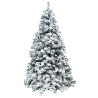 ARBOL NAVIDEÑO 240 CM PINO AGUJA NEVADO