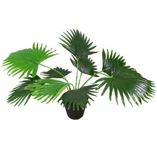 PLANTA DECORATIVA 50 CM FAN PALM