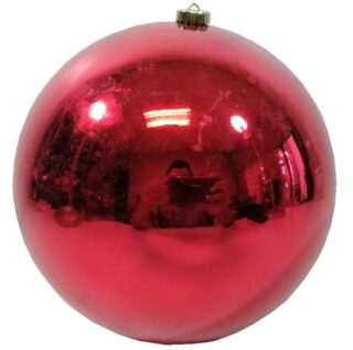 BOMBA NAVIDEÑA 25 CM ROJO