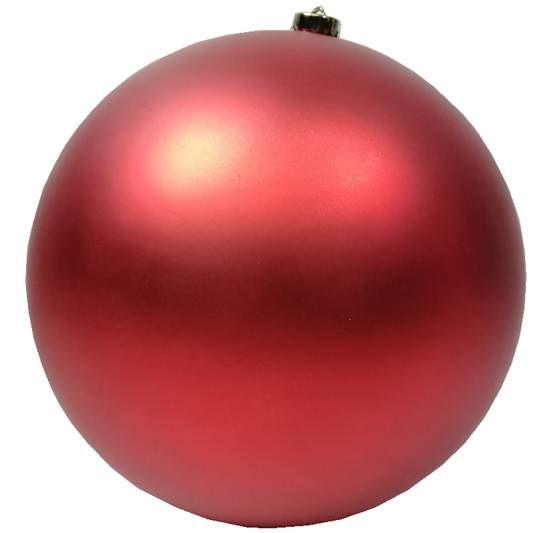 BOMBA NAVIDEÑA 25 CM ROJO