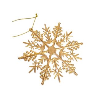 ADORNO NAVIDEÑO COLOR ORO 9 CM