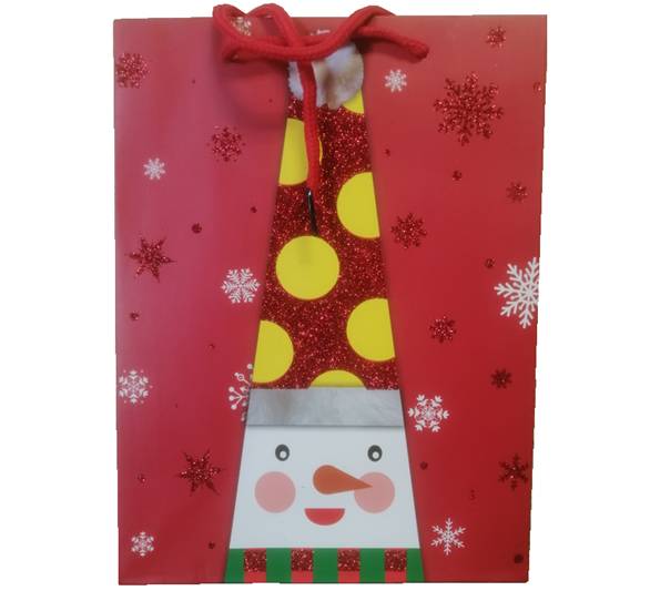 BOLSA DE REGALO 18x24 CM NAVIDEÑO