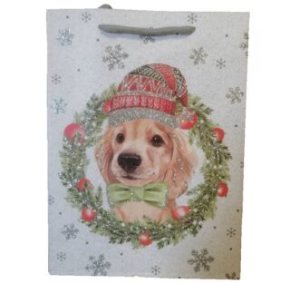 BOLSA DE REGALO 18x24 CM NAVIDEÑO