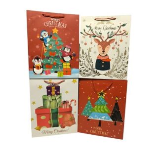 BOLSA DE REGALO 31x40x12 CM NAVIDEÑO