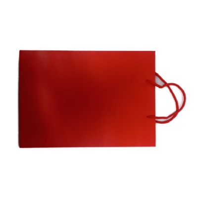 BOLSA DE REGALO COLOR ROJO 20 X 9.5 X 28 CM