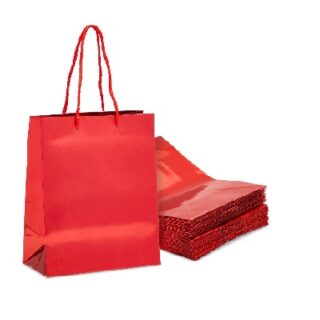 BOLSA DE REGALO COLOR ROJO 30 X 12 X 40 CM