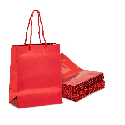 BOLSA DE REGALO COLOR ROJO 30 X 12 X 40 CM