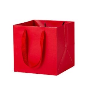 BOLSA DE REGALO COLOR ROJO 25 X 25 X 25 CM