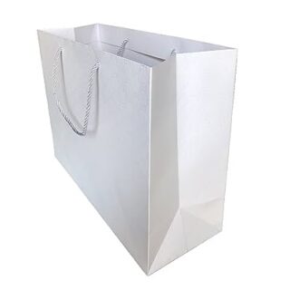 BOLSA DE REGALO PLATEADA 25 X 32 CM