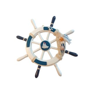 ADORNO DECORATIVO DE MAR DE MADERA 33 CM