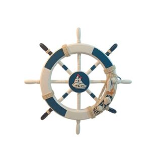 ADORNO DECORATIVO DE MAR DE MADERA 45 X 45 CM