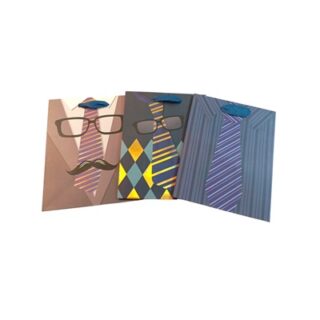 BOLSA DE REGALO VARIOS DISEÑOS 23.5 X 18 CM