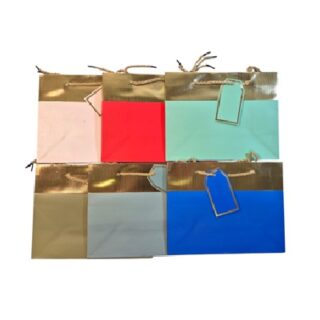 BOLSA DE REGALO VARIOS COLORES 38 X 32 CM