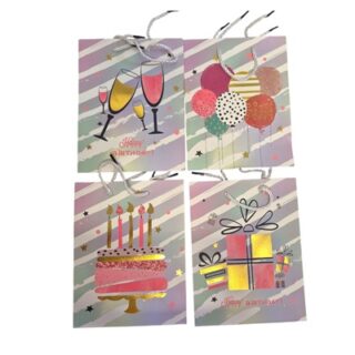 BOLSA DE REGALO VARIOS DISEÑOS 23 X 18 CM