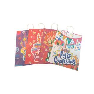 BOLSA DE REGALO PARA CUMPLEAÑOS 21 X 15 CM